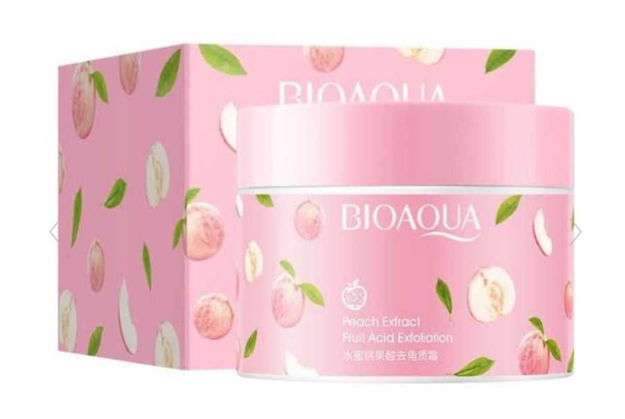 BIOAQUA Peach Extract Exfoliating Gel for foot and hands protection