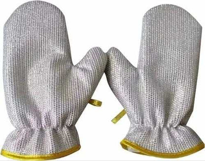 Wire Dishwashing Cleaning Gloves